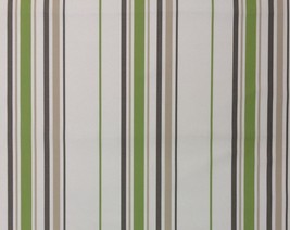 Ballard Design Cumberland Stripe Green Outdoor Indoor Fabric 1.25 Yards 63"W - $10.99