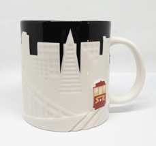 2012 Starbucks Coffee Cup Mug San Francisco Skyline Collectors Series 3D Texture - $27.99