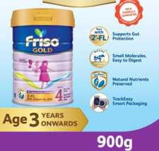 1 x Friso Gold Step 4 Milk Formula Age 3 Years Onwards 900g DHL EXPRESS - $84.40
