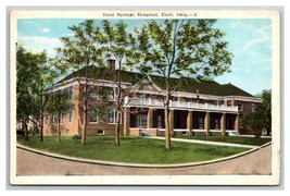 Enid Springs Hospital Building enid Oklahoma OK UNP WB Postcard Y14 - £2.26 GBP