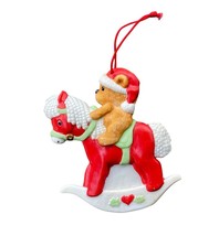Marilyn Conklin Christmas Joy Ornament Teddy Bear Rocking Horse R. Dakin... - $141.10 MXN