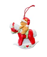 Marilyn Conklin Christmas Joy Ornament Teddy Bear Rocking Horse R. Dakin... - €6,51 EUR