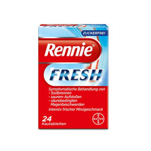 Rennie Fresh sugar-free 24 pieces - $94.00
