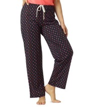 HUE Womens Dot Print Classic Pajama Pants Size Large Color Black Dot - £23.16 GBP