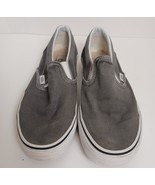 Vans Classic Slip-On Skateboarding Shoes - Charcoal - Men&#39;s 7 Women&#39;s 8.5 - $370.44 MXN