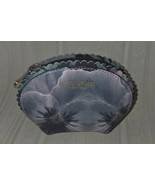 Henri Bendel Scalloped Edge Floral Coin Purse Zip Closure - $49.49