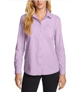 Eddie Bauer Womens Shirt Purple Long Sleeve Moisture Wicking UPF 50+ Rip... - $752.30 MXN