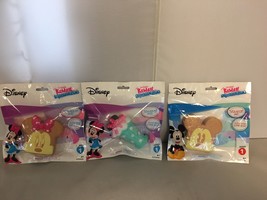 Disney KaWall Squeezies  Mickey &amp; Minnie Lot of 3 New Factory Sealed Series #1 - £13.50 GBP