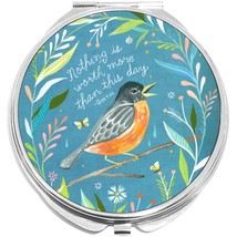Nothing Is Worth More Than Today Compact with Mirrors - for Pocket or Purse - £9.28 GBP