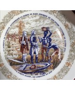 Darceau~Limoges Lafayette Legacy  8.5 inch plates depicting scenes of Am... - £10.19 GBP