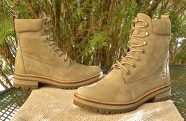 Timberland Nubuck Leather  7&quot; Boots - Courmayeur Ankle Hiking Trekking Women 11 - £58.04 GBP