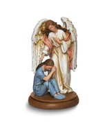 Joseph&#39;s Studio Guardian Angel Female Healthcare Worker Stone Resin Figu... - $86.22