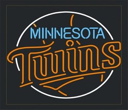 Minnesota Twins Baseball Fans Neon Sign 20&quot;x20&quot; - £139.94 GBP