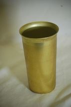 Aluminum Tumbler Drinking Glass Metal Cup Vintage Retro MCM h - $7.91