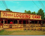Tom&#39;s Old Northwest Trading Post  Logging Camp Duluth MN UNP Chrome Post... - £12.41 GBP