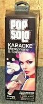 Tzumi Pop Solo Wireless Bluetooth Karaoke Microphone &amp; Speaker with Phone Holder - £13.09 GBP