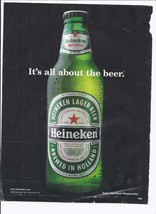 1999 Heineken Beer Print Ad Vintage 8.5&quot; x 11&quot; - £15.40 GBP