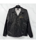 Thrasher Magazine Pentagram Black Gold Snap Up Windbreaker Jacket Men’s ... - $926.53 MXN