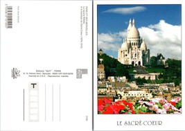 France Paris Square Willette Sacred Heart Basilica Flowers Unposted Post... - $9.40