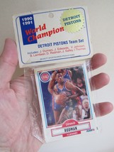 1989-90 Fleer Card Set Pistons Beckett Dumars Thomas Laimbeer Rodman Sealed! - £36.78 GBP