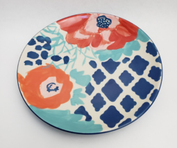 Baum Medallion Floral Salad Plate 8&quot; Multi-Color - £15.75 GBP