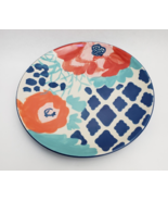 Baum Medallion Floral Salad Plate 8&quot; Multi-Color - £14.76 GBP