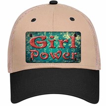 Girl Power Novelty Khaki Mesh License Plate Hat - £23.53 GBP