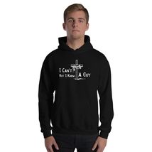 I Can&#39;t But I Know A Guy Jesus Cross Christian Believer Unisex Hoodie Black - £27.34 GBP+