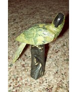 Carved Stone Soap Semi Precious Natural Bird Parrot Macaw 5&quot; Choice OF 2... - $279.75 MXN
