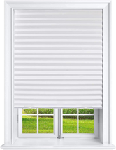 Mirrotek Pleated Window Paper Shades Light Filtering Blinds White 36&quot; X ... - $29.91