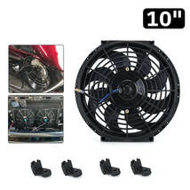 10&quot; Universal Electric Radiator Fans 12V 80w Slim Reversible - £35.17 GBP+