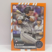 2023 Topps Big League Baseball JJ Bleday RC #177 Electric Orange Miami M... - £1.88 GBP