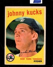 1959 TOPPS #289 JOHNNY KUCKS VG YANKEES *NY13240 - $3.68