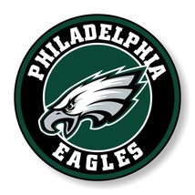 Philadelphia Eagles Round  Decal / Sticker Die cut - £2.72 GBP+