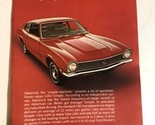 1971 Ford Maverick Vintage Print Ad Advertisement 1970s pa16 - £6.24 GBP