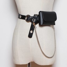 DAEYOTEN Women Fashion Waist Bag Simple Women&#39;s Gift Belt Bag Pu Fanny Pack Chai - £62.24 GBP