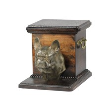 Urn for dog’s ashes with a standing statue -French Bulldog, ART-DOG - £155.98 GBP