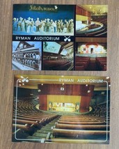 Ryman Auditorium Nashville Tennessee Postcard Hillbilly Heaven Lot Of 2 - £15.66 GBP