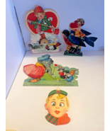 4 Antique Mechanical Valentines - £22.00 GBP