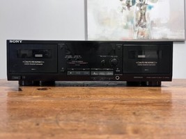 Sony TC-WR590 Stereo Cassette Dual Tape Deck Auto Reverse FOR PARTS - $46.74