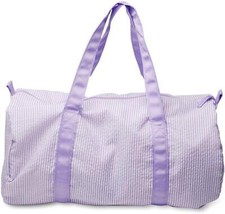 Kids Travel Overnight Bag Seersucker Carry On Lightweight Weekender Duffel Bag f - £36.33 GBP