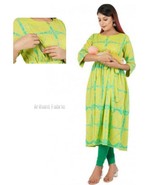 Attractive Both side zip Pregnant / Maternity Women Kurti Gown Easy baby... - $42.27