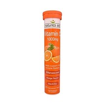 Natures Aid Aid 1000mg Vitamin C Effervescent - Pack of 20 Tablets  - $11.00