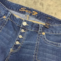 Seven 7 Flare Leg Jeans Button Fly Dark Wash Denim Jeans Women&#39;s Size 22 - $29.99