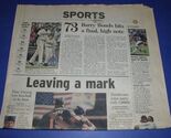 Barry Bonds Newspaper Supplement OC Register 10-8-2001 Tony Gwynn T. Hen... - $19.99