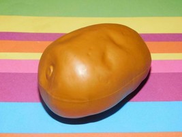 Play food Potato Childrens Kitchen Realistic Faux Food Rubber Fun w/Tike... - $2.96