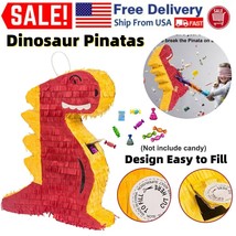 Dinosaur Pinata With Hanging Loop For Fiestas Mexican Pinata Cinco De Mayo Decor - £30.04 GBP