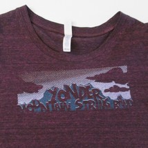 Yonder Mountain String Band Women Bella T Shirt Juniors Size XXL Blue Logo - £31.27 GBP