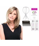 Bundle 6pc Sandra Synthetic Hand Tied Wig by Jon Renau, Wide Tooth Comb,... - $8,916.04 MXN
