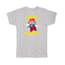 Cancer Warrior : Gift T-Shirt Childhood Awareness Superhero Support Survivor - £14.50 GBP